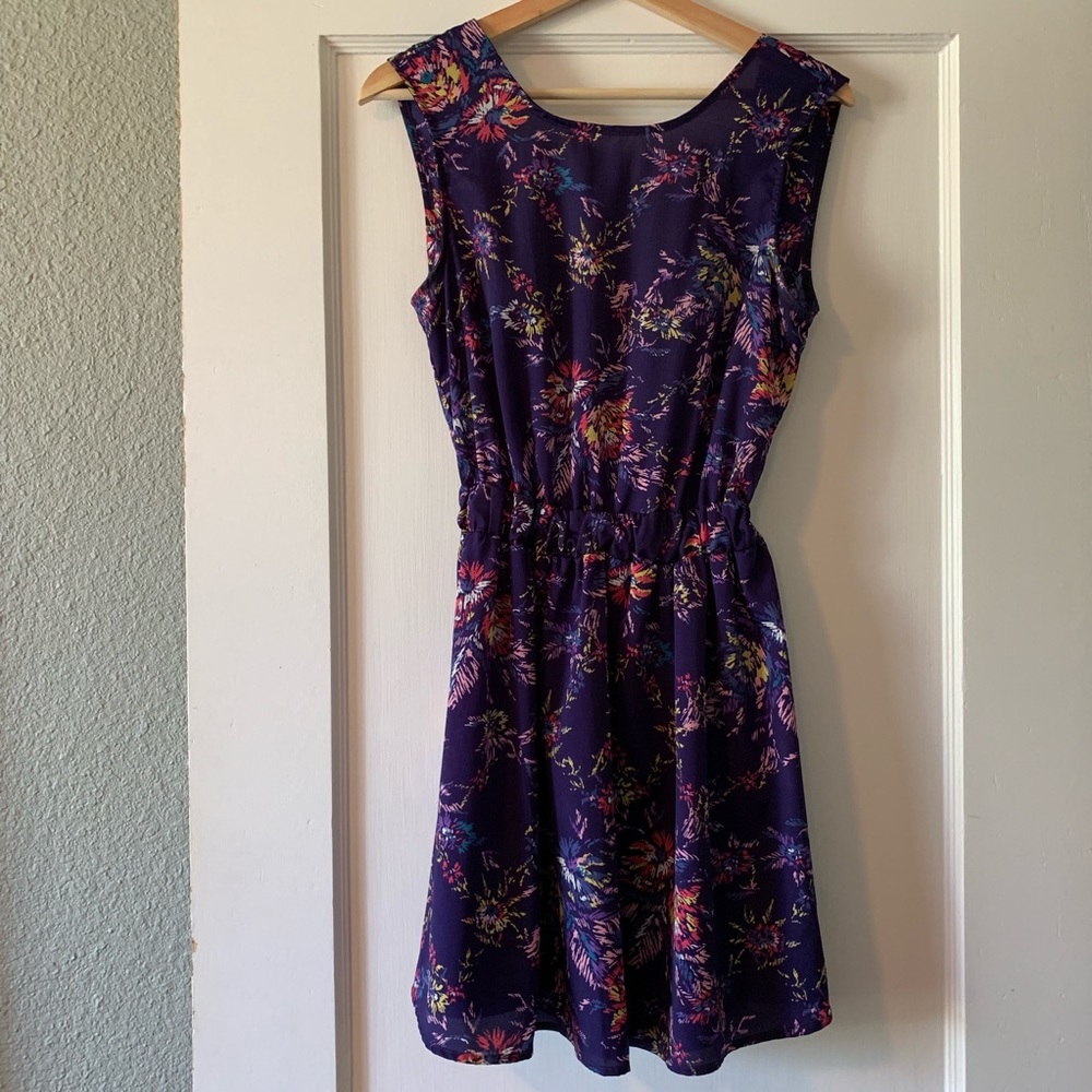 American Apparel Abstract Floral Dress